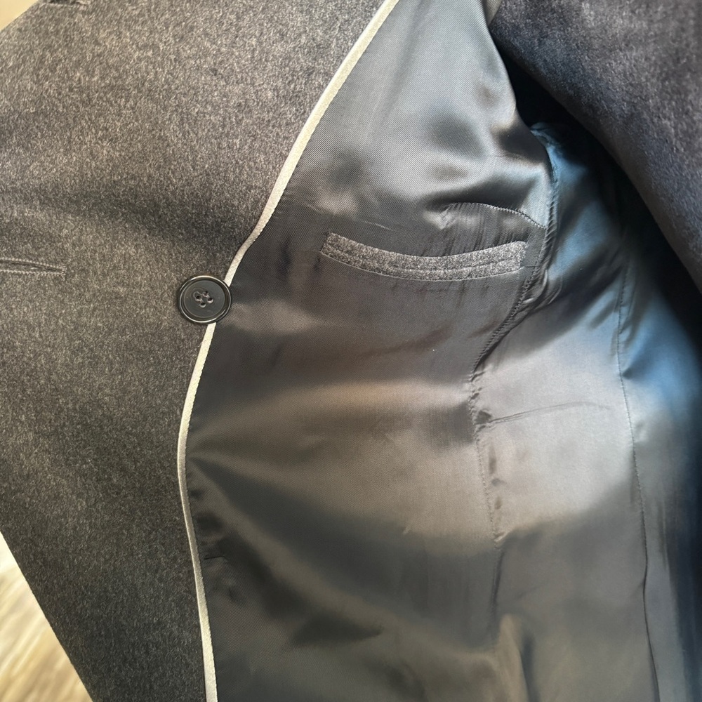 Zara Woman size Small military grey wool jacket with buttons. Great condition! - Picture 5 of 7
